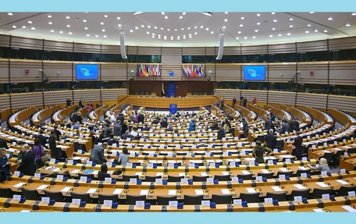 Hémicycle du Parlement européen (Bruxelles) © Treehill